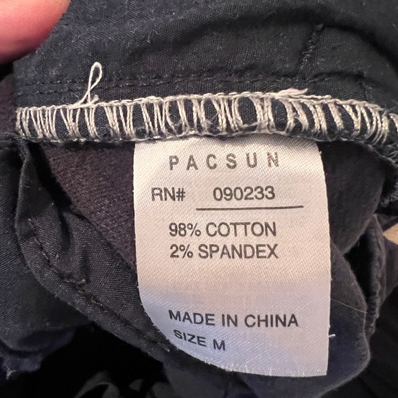 PacSun velvet joggers 32 Medium Black - Picture 8 of 8